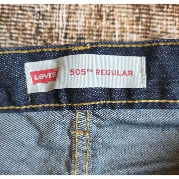 Levi’s 505 Women’s Jeans Size 16 Blue Regular Straight Leg Denim NWT Classic Fit - Picture 6 of 11